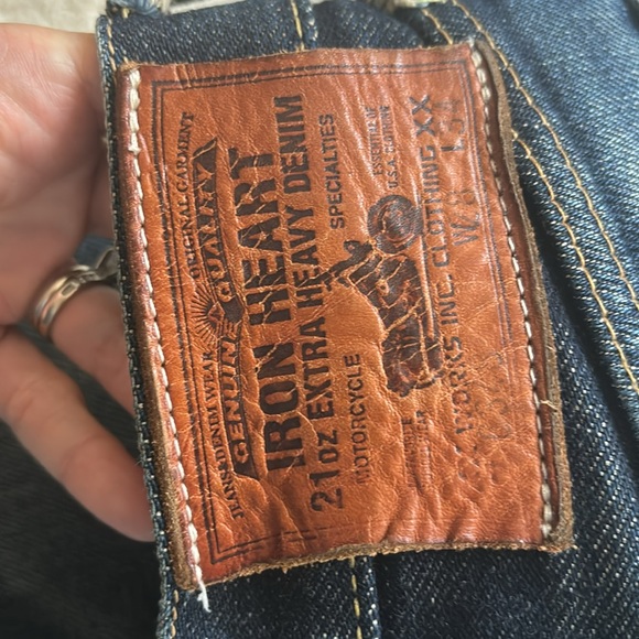 *Cannot Find since move 😭* IRON HEART Jeans Selvedge DENIM JAPAN W:28 Inseam:28 - Picture 4 of 7